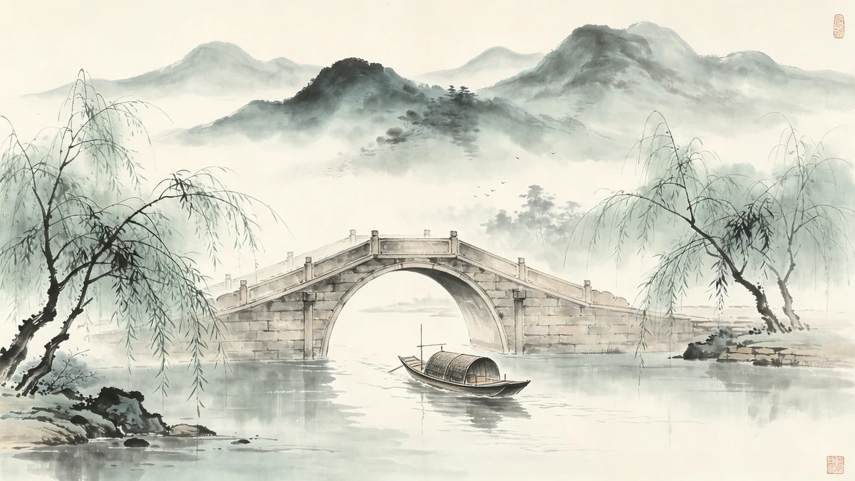 东方风格AI生成图示例1